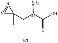 (S)-2-氨基-3-(3-甲基-3H-二氮杂-3-基)丙酸盐酸盐 结构式