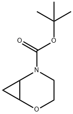 2-氧杂-5-氮杂双环[4.1.0]庚烷-5-甲酸叔丁酯 结构式