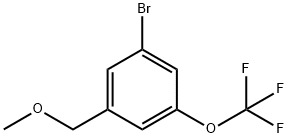 Benzene, 1-bromo-3-(methoxymethyl)-5-(trifluoromethoxy)- 结构式