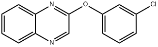 Quinoxaline, 2-(3-chlorophenoxy)- 结构式
