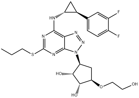 替格瑞洛(替卡格雷)杂质2 结构式