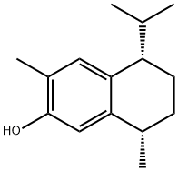 2-Naphthalenol, 5,6,7,8-tetrahydro-3,8-dimethyl-5-(1-methylethyl)-, (5S,8S)- 结构式