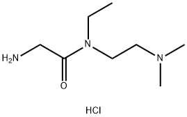 2-氨基-N-(2-(二甲基氨基)乙基)-N-乙基乙酰胺二盐酸盐 结构式