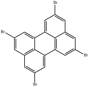 2,5,8,11-四溴苝 结构式