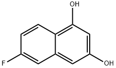 6-氟萘-1,3-二醇 结构式