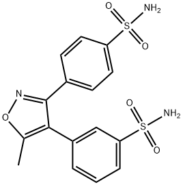 Benzenesulfonamide, 3-[3-[4-(aminosulfonyl)phenyl]-5-methyl-4-isoxazolyl]- 结构式