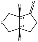 cis-Hexahydro-cyclopenta[c]furan-4-one 结构式