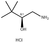 (S)-1-氨基-3,3-二甲基丁烷-2-醇盐酸盐 结构式