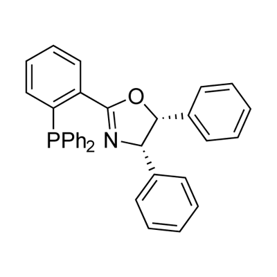 Oxazole, 2-[2-(diphenylphosphino)phenyl]-4,5-dihydro-4,5-diphenyl-, (4S,5R)- 结构式