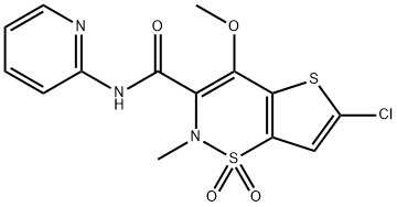 氯诺昔康杂质38 结构式