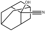 Tricyclo[3.3.1.13,7]decane-2-carbonitrile, 2-hydroxy- 结构式