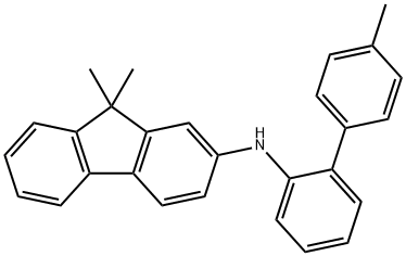 9H-芴-2-胺, 9,9-二甲基-N-(4′-甲基[1,1′-二苯基]-2-基)- 结构式
