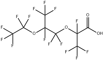 全氟-2,5-二甲基-3,6-二氧杂辛酸 结构式