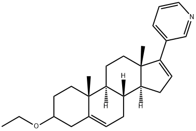 Pyridine, 3-(3-ethoxyandrosta-5,16-dien-17-yl)- 结构式