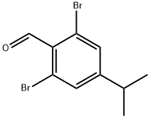 2,6-二溴-4-异丙基苯甲醛 结构式