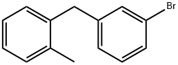 1-(3-溴苄基)-2-甲苯 结构式