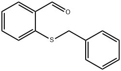 2-[(苯基甲基)硫代]苯甲醛 结构式
