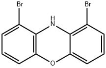 1,9-二溴-10H-吩噁嗪 结构式