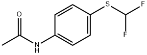 Acetamide, N-[4-[(difluoromethyl)thio]phenyl]- 结构式