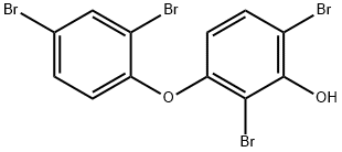 Phenol, 2,6-dibromo-3-(2,4-dibromophenoxy)- 结构式