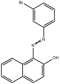 2-Naphthalenol, 1-[2-(3-bromophenyl)diazenyl]- 结构式