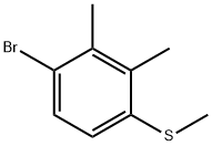 (4-Bromo-2,3-dimethylphenyl)(methyl)sulfane 结构式