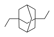 1,3-diethyl Adamantane 结构式