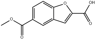 2,5-Benzofurandicarboxylic acid, 5-methyl ester 结构式