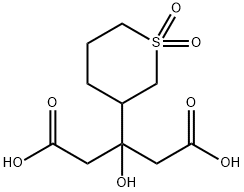 甲醇中噻草酮-3-羟基-砜-戊酸 结构式