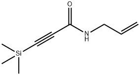 N-烯丙基-3-(三甲基硅基)丙炔酰胺 结构式