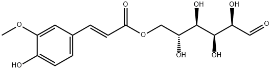 6-O-Feruloyl-D-glucose, Min. 98% 结构式