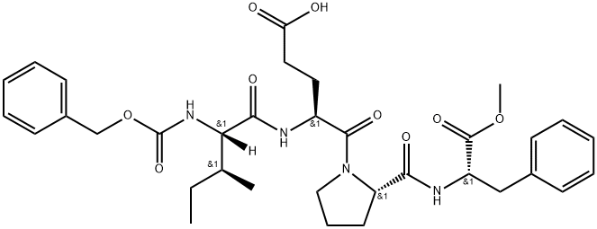 Z-Ile-Glu-Pro-Phe-OMe 结构式