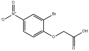 2-Bromo-4-nitrophenoxyacetic acid 结构式