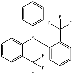 phenylbis(2-(trifluoromethyl)phenylphosphine 结构式