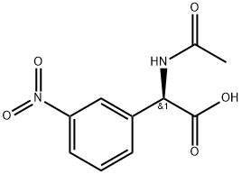 Ac-R-3-Nitrophenylglycine 结构式
