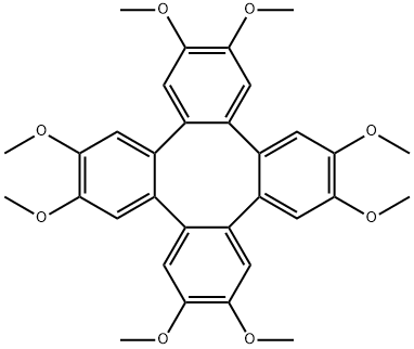 Tetraphenylene, 2,3,6,7,10,11,14,15-octamethoxy- 结构式