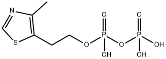 4-Methyl-5-oxyethyl Thiazol Diphosphate Ammonium Salt 结构式