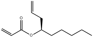 2-Propenoic acid, (1R)-1-(2-propen-1-yl)hexyl ester 结构式