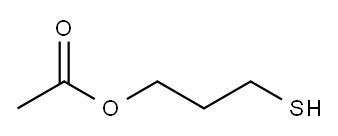 3-巯基丙基 乙酸酯 结构式