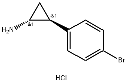反式-2-(4-溴苯基)环丙胺盐酸盐 结构式