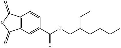 1,3-DIHYDRO-1,3-DIOXO-5-ISOBENZOFURANCARBOXYLIC ACID 结构式