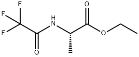 Ethyl N-(trifluoroacetyl)-2-aminopropanoate 结构式