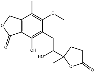 霉酚羟基内酯 结构式