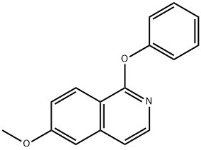 Isoquinoline, 6-methoxy-1-phenoxy- 结构式