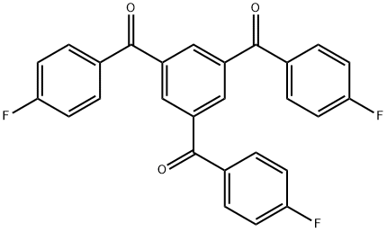 [3,5-双(4-氟苯甲酰基)苯基](4-氟苯基)甲酮 结构式