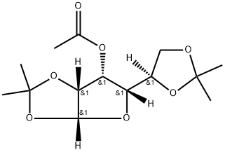 α-D-Gulofuranose, 1,2:5,6-bis-O-(1-methylethylidene)-, 3-acetate 结构式