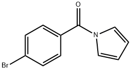 1-[(4-Bromophenyl)carbonyl]pyrrole 结构式