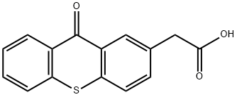 9H-THIOXANTHENE-2-ACETIC ACID 结构式