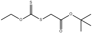 Acetic acid, 2-[(ethoxythioxomethyl)thio]-, 1,1-dimethylethyl ester 结构式