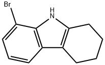 8-溴-2,3,4,9-四氢-1H-咔唑 结构式